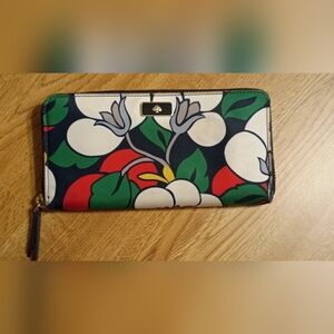 Kate Spade Floral Zip Wallet